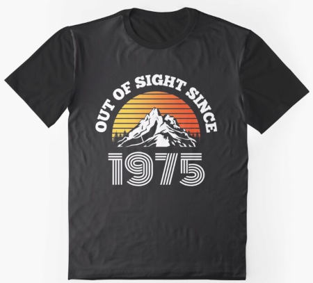 Birth Year T-Shirt 1975